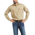 Men's Flame-Resistant Shirt, 8.9 cal/sq cm, 3XL, Cotton