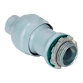Cable Connector,1/2" NPT,Zinc,Gray