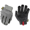 Mechanics Gloves, TrekDry Back, Hook-and-Loop, Gray, S