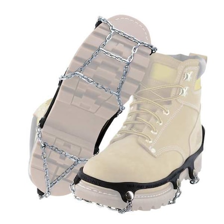 FOOTWEAR TRACTION, Ball, Heel, Mid-Sole Coverage, Strap-On, Steel