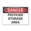 Danger Sign, 7 in H, 10 in W, Non-PVC Polymer, Vertical Rectangle, English, LCU4-0458-ED_10x7