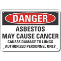 Danger Sign, 10 in H, 14 in W, Horizontal Rectangle, English, LCU4-0695-NA_14X10