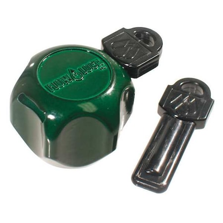 Faucet Lock,3/4 In,Zinc