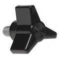 Three Prong Clamp Knob, 3/8-16 Thread Size, 1.00"L, HR Phenolic