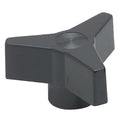 Three Prong Clamp Knob, 1/4-20 Thread Size, 0.77"L, GP Phenolic