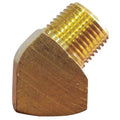 45 Degrees Street Elbow Brass 45 Degrees Street Elbow, 3/8 in Male NPT X 3/8 in Female NPT, 10 PK