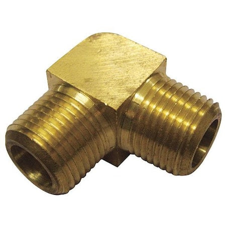 90 Degrees Elbow Brass 90 Degrees Male Elbow, 1/4 in Male NPT X 1/4 in Male NPT