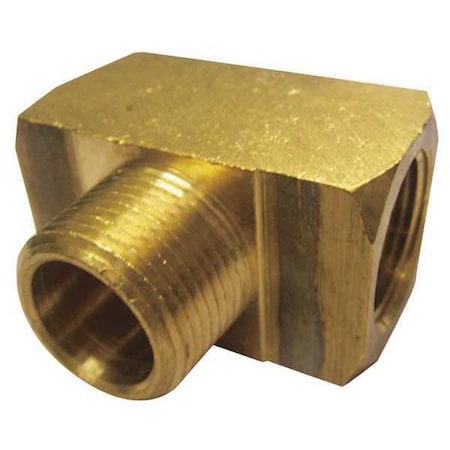 Branch Tee Brass Branch Tee, 1/2 in Female NPT X 1/2 in Female NPT