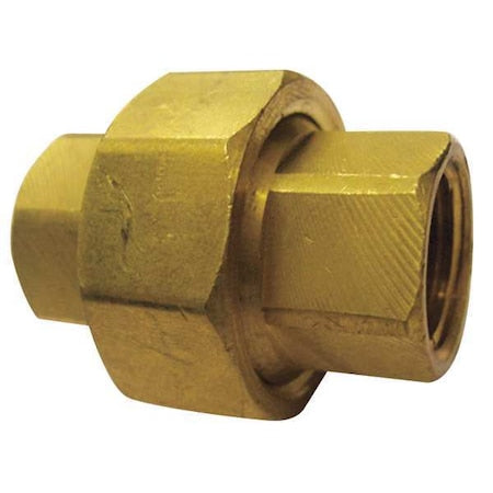 Union Brass Union, 1/4 in Female NPT X 1/4 in Female NPT