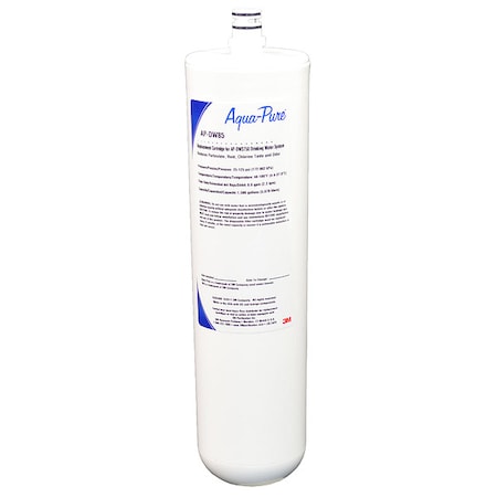 Quick Connect Filter, 0.6 gpm, 0.5 Micron, 3.188" O.D., 12 5/16 in H