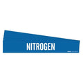 Pipe Marker, Adhesive, White, Nitrogen, PK5, 7200-1HV-PK
