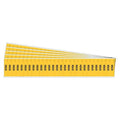 Pipe Marker, Adhesive, Black, Oxygen, PK5, 91955-PK