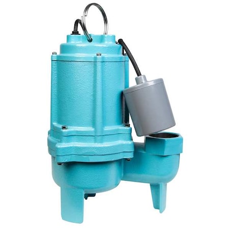 Sewage Ejector Pump, 20ft, 0.4hp, 115V AC