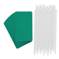 Tag, Metal, 3 in Width, 5 in Height, Write On Surface: Yes ,25 PK