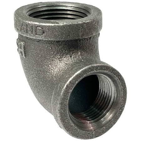 90 Degrees  Reducing Elbow 90 Degrees  Reducing Elbow, 1" x 1/2" Pipe, FNPT, Malleable Iron
