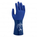CS700 Chemical Resistant Gloves, Polyester, 11 3/4 in L, 1.16 mm, Blue, 9, 1 PR