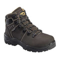 Women's 6 in Polycarbonate Toe 6-Inch Work Boot, Dark Brown, 9, W, A7452