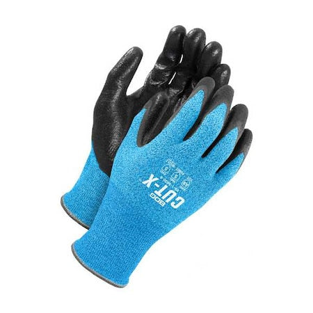 Cut-Resistant Coated Gloves, Cut Level A9 ,Dipped ,Nitrile ,Smooth ,XS (6) 1 PR