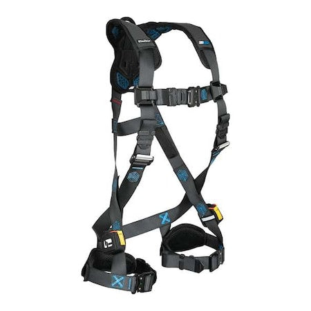 Not Applicable Fall Protection Harness, XL, 425 lb, Quick-Connect Chest/ Quick-Connect Leg Straps