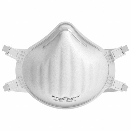 Particulate Respirator, N95, Molded Cup, Adjustable Headstraps, Adj. Nose Clip, Universal, PK 10