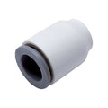 Fractional Plastic Push-to-Connect Fitting, Polymer, White