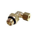 Elbow, Brass, BSPP , Comp. 14 mm