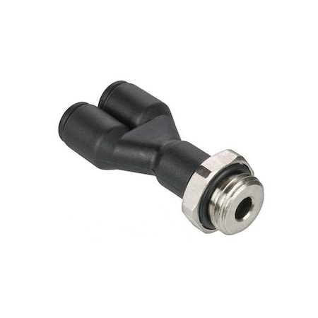 Wye, BSPP 1/8", Push-Fit 6 mm, 6 mm
