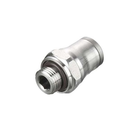 Stud, SS, BSPP 1/4 mm, Push-Fit 12 mm