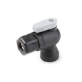 Manual 2-Way Ball Valve,Comp,Polypro