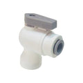 Manual 2-Way Ball Valve,Push,Polypro