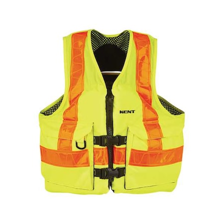 Life Jacket, M, 15.5lb, Foam, Yellow