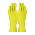 Grippaz Jan San, Disposable Gloves, 6 mil Palm, Nitrile, Powder-Free, S ( 7 ), 48 PK, Yellow