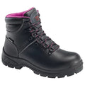 Women's 6-Inch Work Boot, 11 M, Steel Toe, 6 in H, Black, A8124