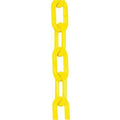 Plastic Chain, Yellow, 100 ft Length, Gloss
