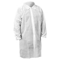 KleenGuard KGA10 Standard Lab Coat, Non-Hazardous, Not Applicable, Snaps Closure, White, XL, 50 PK