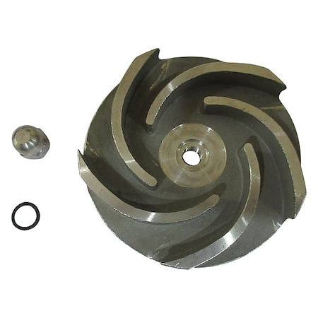 Impeller,4 1/4" Dia,Semi-Open,316 SS