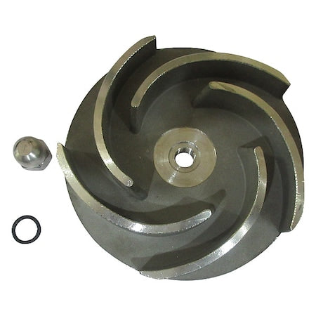 Impeller,4 5/8" Dia,Semi-Open,316 SS