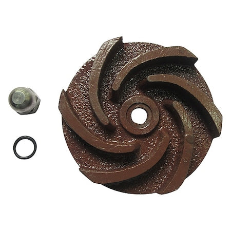 Impeller,3-5/8",CI,SemiOpen,2ZWP3A-5A