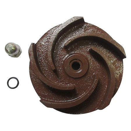 Impeller,3 3/4" Dia,Cast Iron