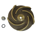 Impeller,3 3/4" Dia,Semi-Open,Bronze