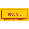 DOT Handling Label, Used Oil, Polyester, 7" W, 3" H