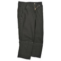 Men's Dungaree Work Pants, 36 in, Black, Cotton