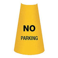Traffic Cone Collar, Waterproof Cloth Vinyl, 10 1/2 in Height, 0.5 lb, Yellow 6 PK
