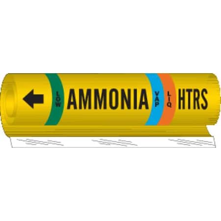 Pipe Marker,HTRS Amonia,2-1/2-7-7/8