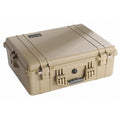 Desert Tan Protective Case, 10.62"L x 9.68"W x 4.87"D