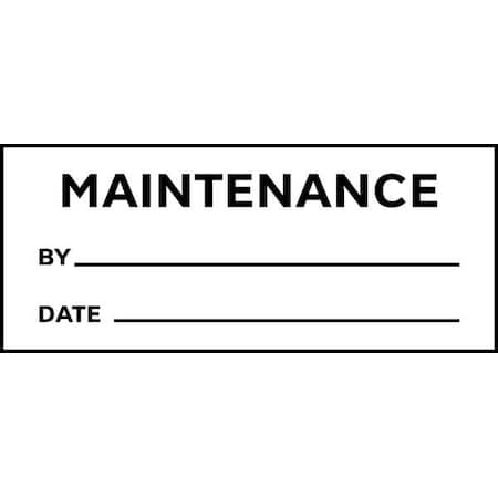 Inspection Label, ENG, Maintenance, PK225, TCSL3-10911