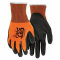 Coated Gloves, Polyurethane, Sandy, Palm, 4 Abrasion Level, L 1 PR