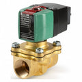 Solenoid Valve, 2-Way, 2-Position, Normally Closed, 1 in Pipe Size, 24V to 120V AC/DC, Brass, NBR