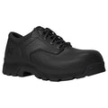 Men's Oxford Shoe, 7 1/2, XW, Leather, Black