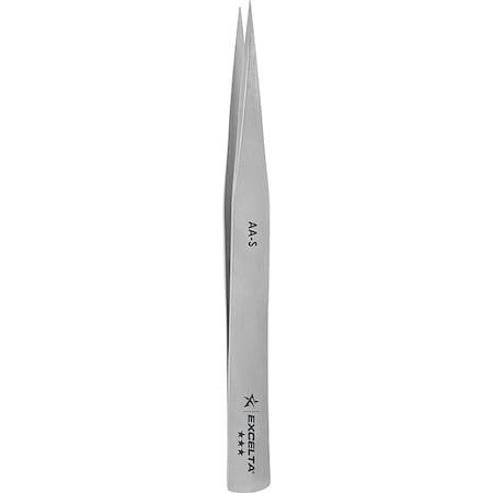 Tweezers,SS,5" L,Straight,Point